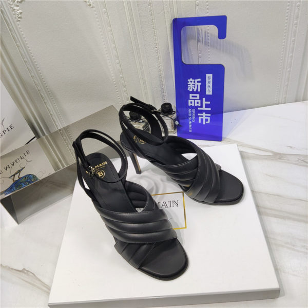 balmain heeled sandals