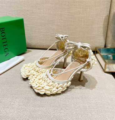 Bottega Veneta bv leather heeled sandals