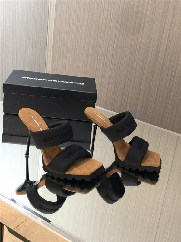 alexander wang high heel sandals slippers