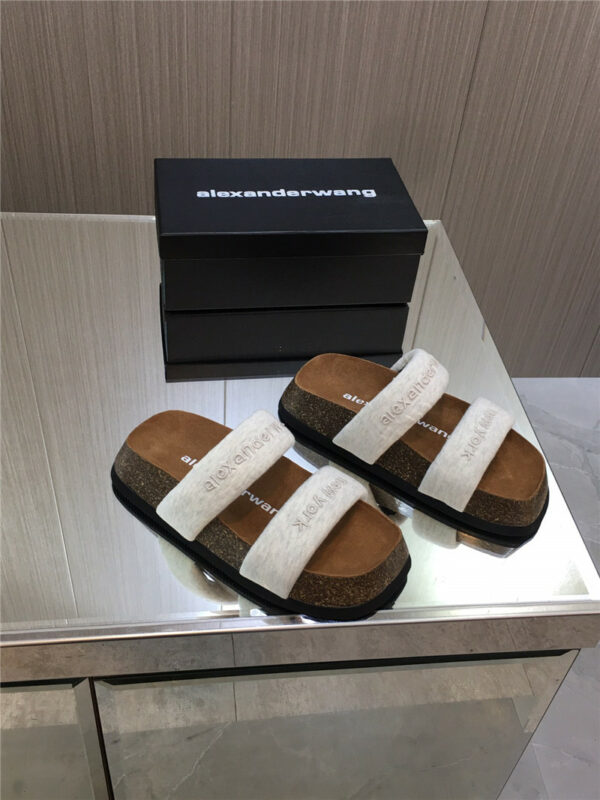 alexander wang platform slippers