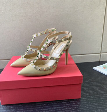 valentino studded heels sandal