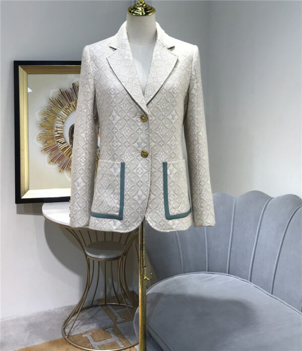 louis vuitton lv 1854 classic jacquard suit jacket