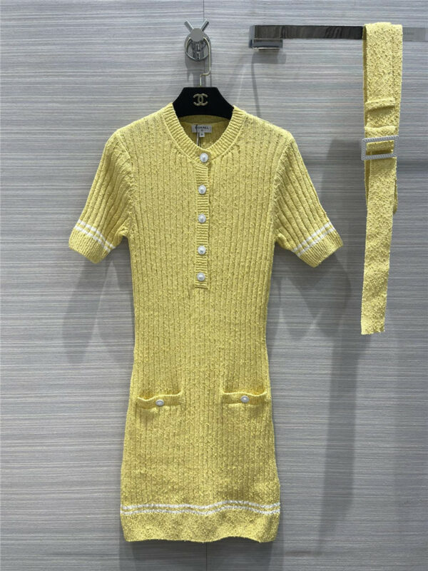chanel classic knit dress