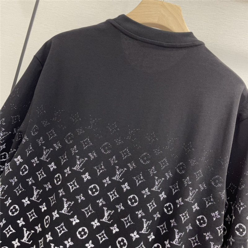 Louis Vuitton 2022 Gradient LV Circle Flounce Sleeve T-Shirt