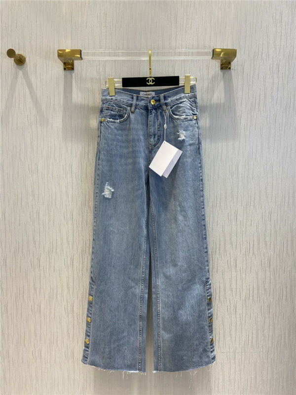 chanel straight jeans