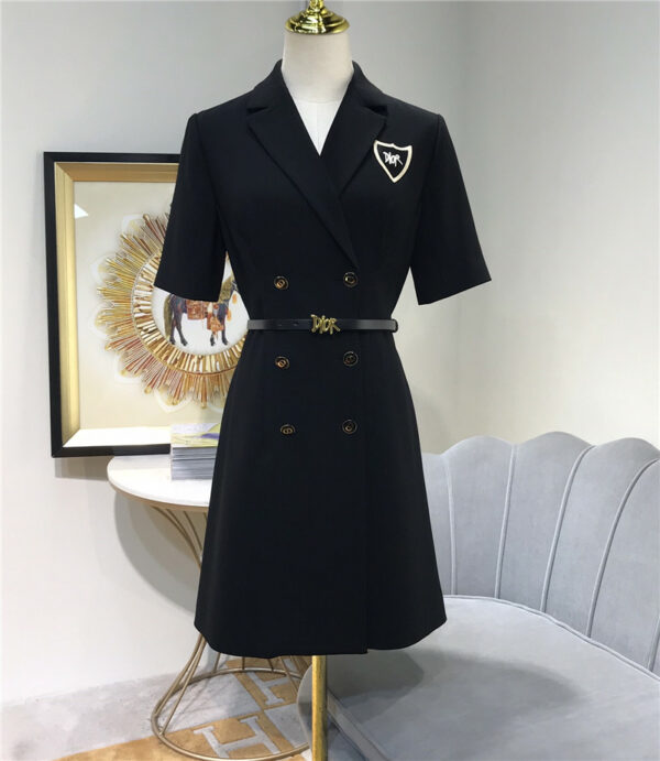 dior double breasted blazer dress