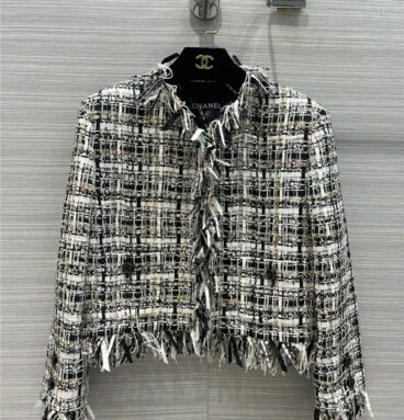chanel cropped coat