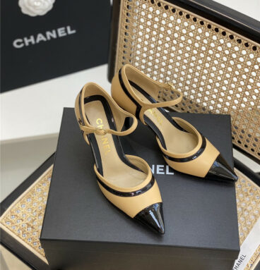 chanel high heel sandals