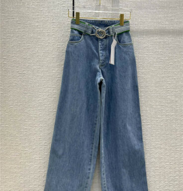 bottega veneta high-rise wide-leg jeans