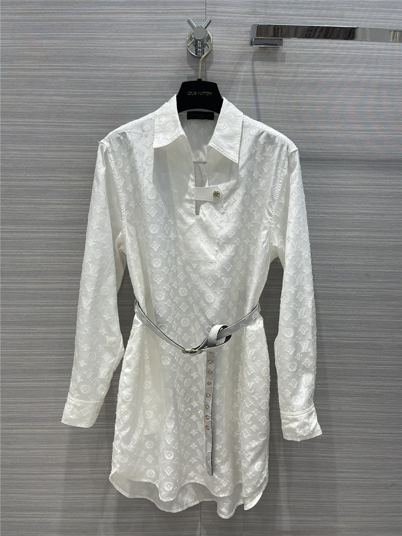 Louis Vuitton 2021 Printed Dress Shirt - Neutrals Dress Shirts, Clothing -  LOU630942