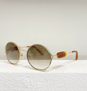 chole classic embellished bead sunglasses
