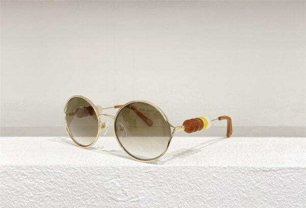 chole classic embellished bead sunglasses