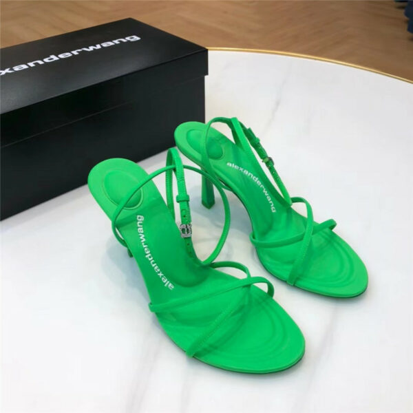 alexander wang high heel sandals slippers
