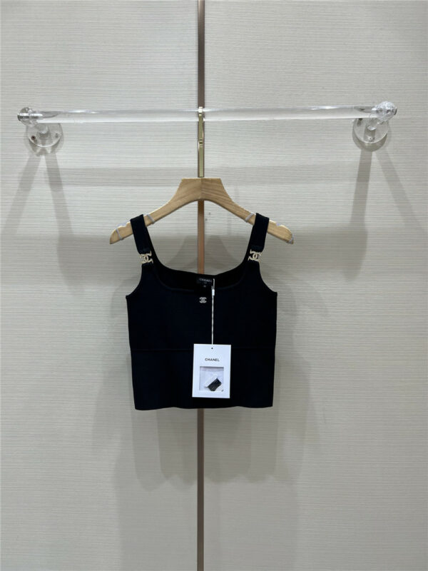 chanel vacation knitted camisole vest