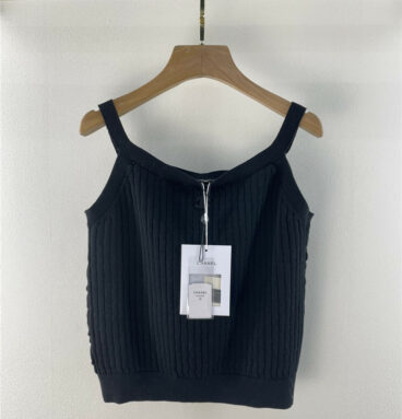 chanel knitted vest