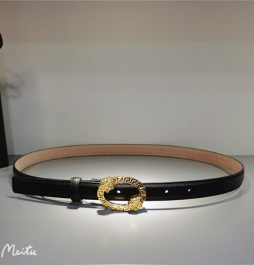versace 2.0 collar buckle rivet belt