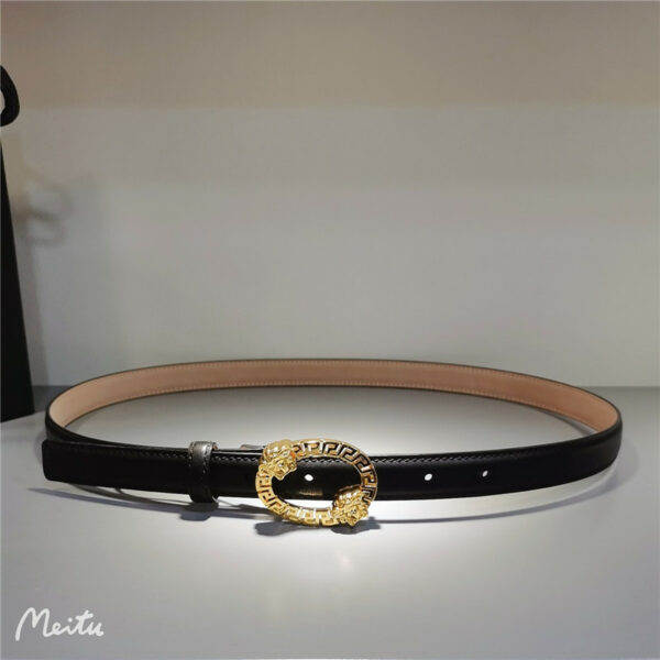 versace 2.0 collar buckle rivet belt