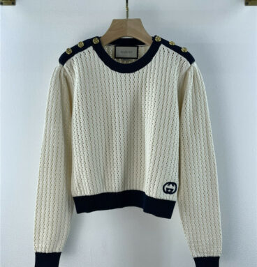 gucci mesh sweater