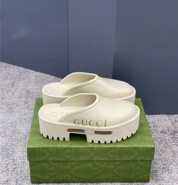 gucci platform slippers