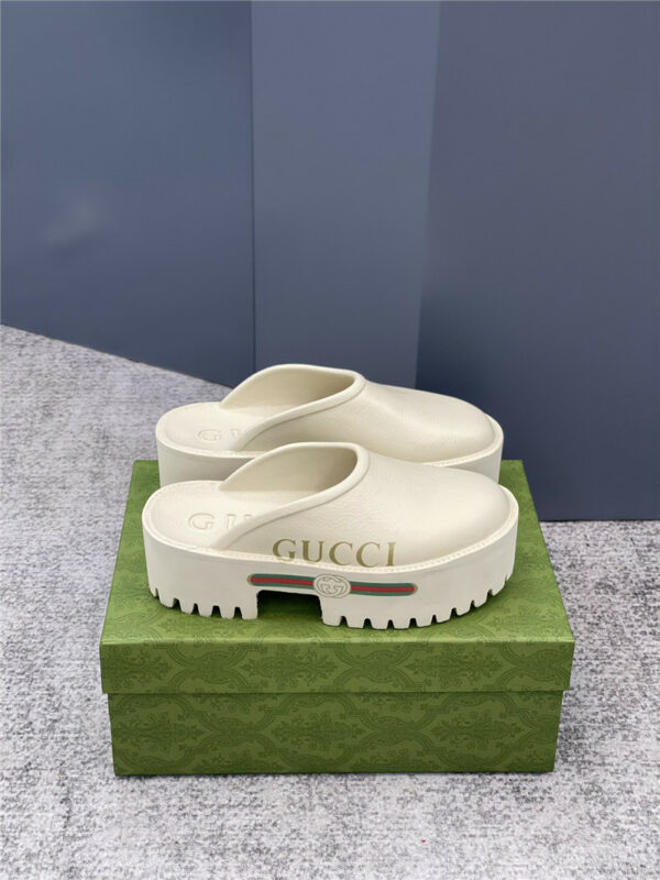 gucci platform slippers
