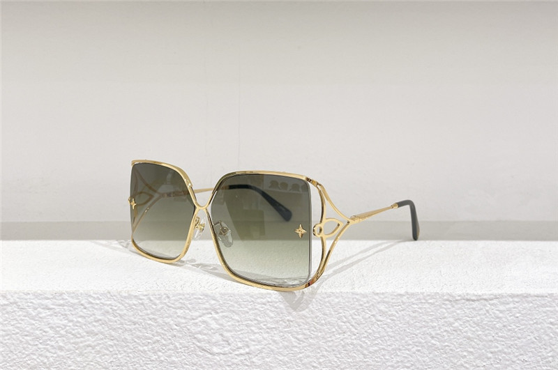 Louis Vuitton LV Petal Square Sunglasses 2022 Ss, Blue, One Size