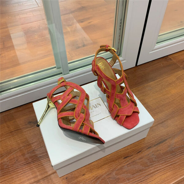 balmain heeled sandals