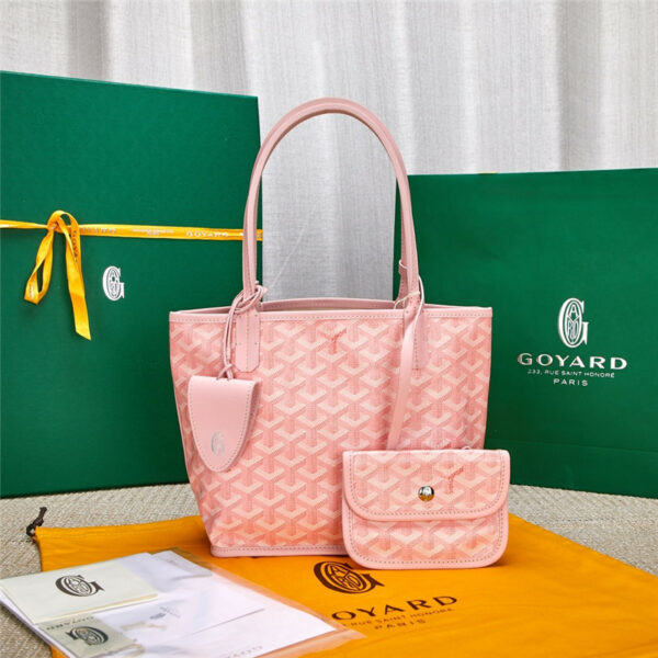 goyard pink mini shopping bag