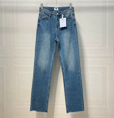 dior classic zip jeans