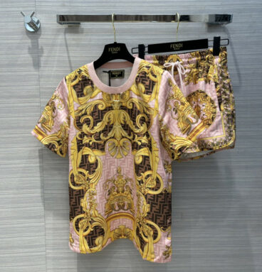 versace fend FF Medusa baroque print suit