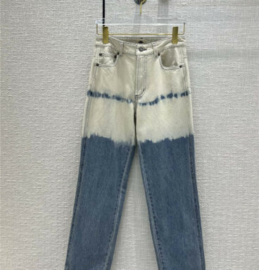 dior gradient wash jeans