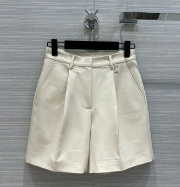 burberry classic high waist straight suit shorts