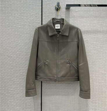 hermes zipper leather jacket