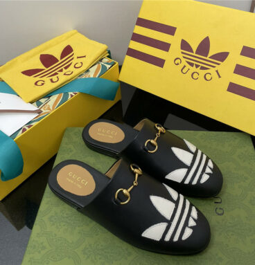 gucci adidas gg slippers