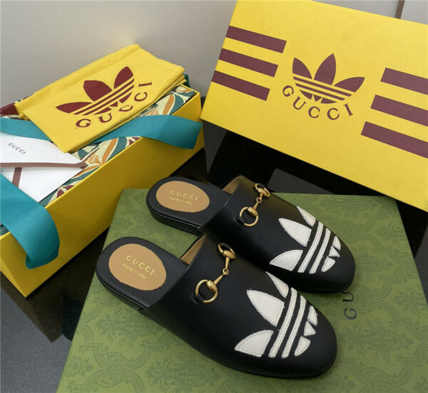 gucci adidas gg slippers