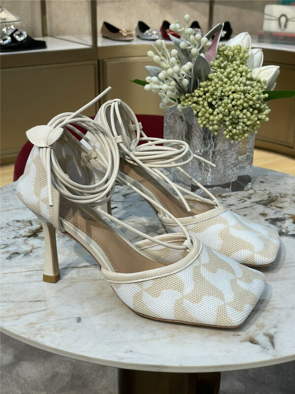 bottega veneta square-toe heeled sandals