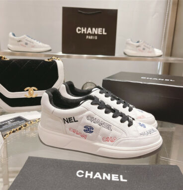chanel white sneakers