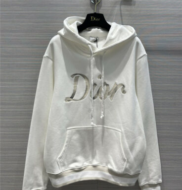 dior logo letter embroidery sweatshirt