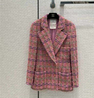 chanel vintage double breasted blazer