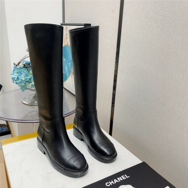 chanel long boots