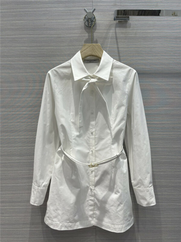 valentino white long shirt