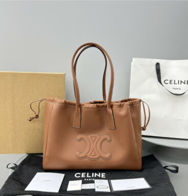 celine tote full leather shopping bag
