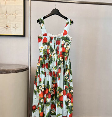 Dolce & Gabbana d&g cotton-print slip dress