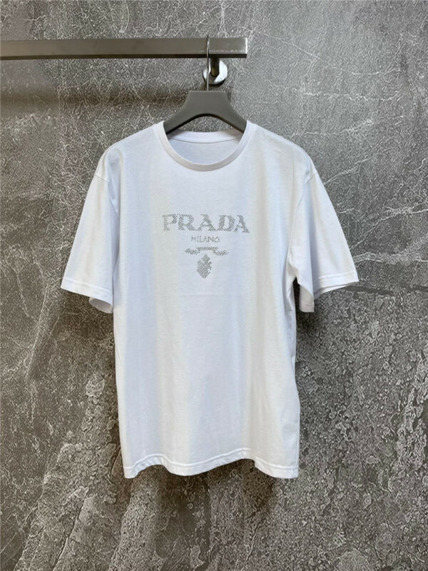 prada stud logo t-shirt