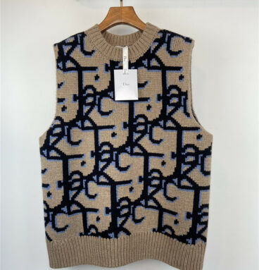 dior CD sleeveless knitted vest
