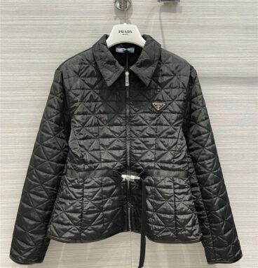 prada thin cotton quilted quilted jacket