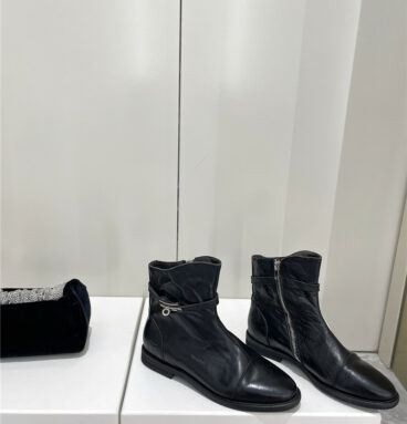 hermes kelly zip ankle boots