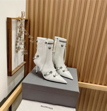 balenciaga buckled ankle boots