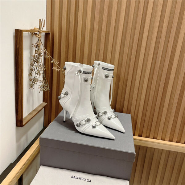 balenciaga buckled ankle boots