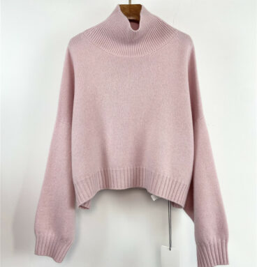 celine loose turtleneck cashmere sweater