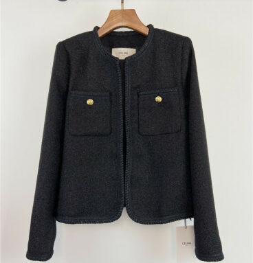 celine tweed coat